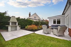 Rear garden BBQ area- click for photo gallery